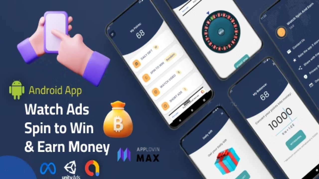 Watch Spin And Earn Money App with Admob 1.2.0