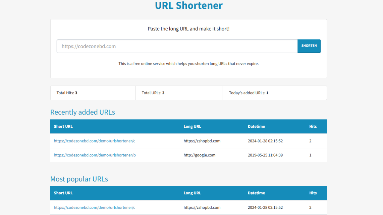 Url Shortener – Best Php Scripts | Nulled